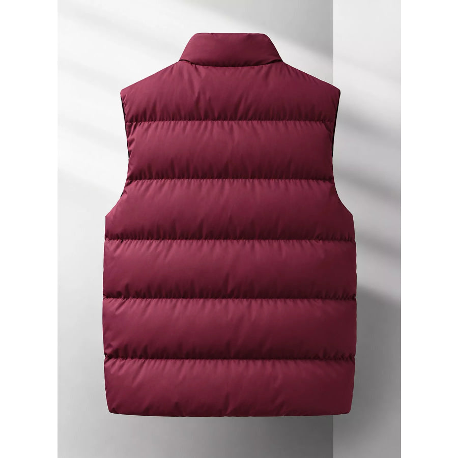 Men’s Plus Size Lightweight Zip Up Puffer Vest Apparel and Accessories