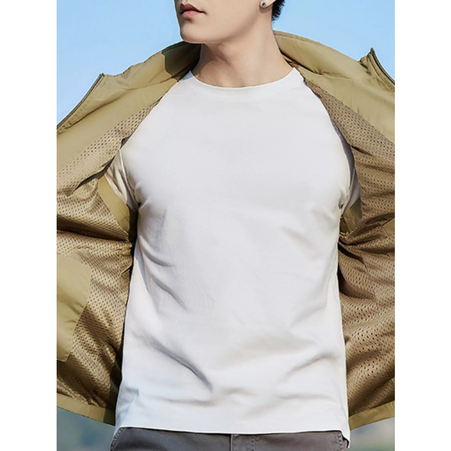 Men’s Plus Size Lightweight Zip Up Vest Apparel and Accessories