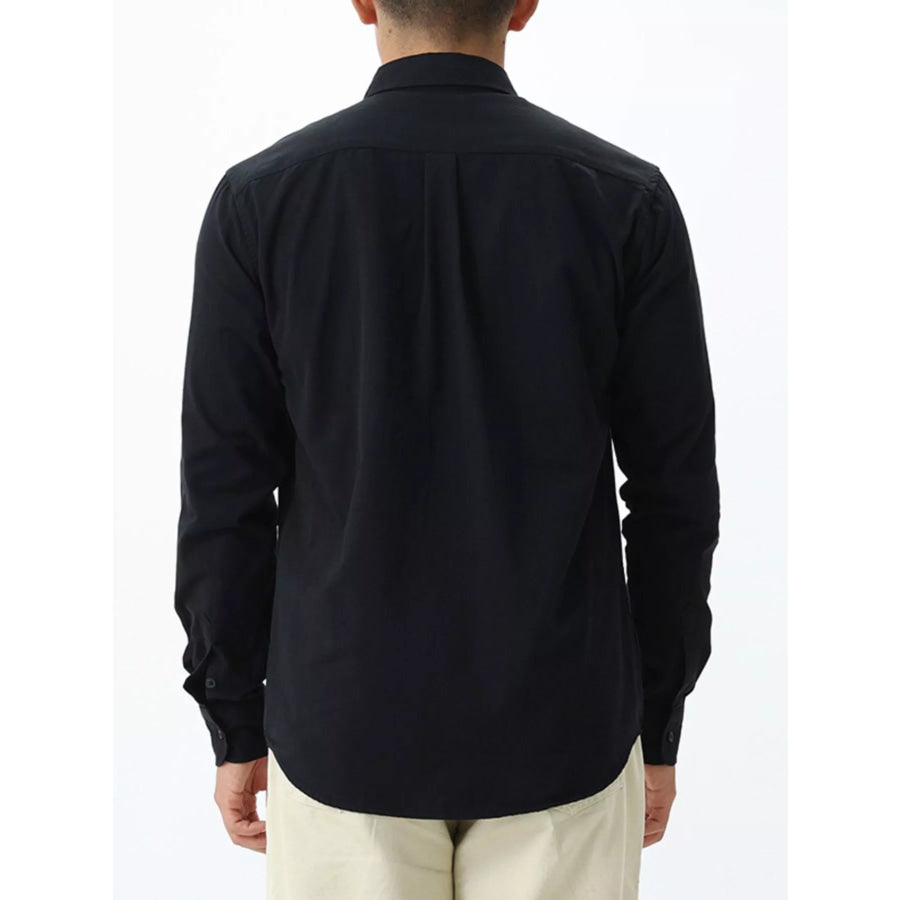 Men’s Plus Size Long-Sleeve Button-Down Shirt Apparel and Accessories