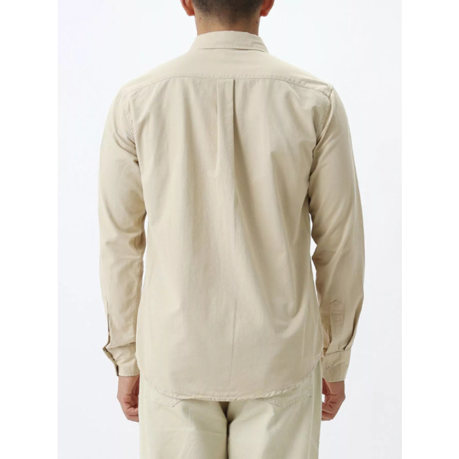 Men’s Plus Size Long-Sleeve Button-Down Shirt Apparel and Accessories