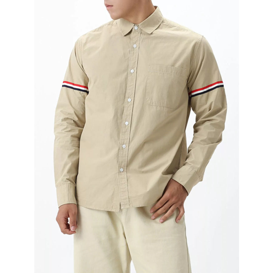 Men’s Plus Size Long-Sleeve Button-Down Shirt Apparel and Accessories
