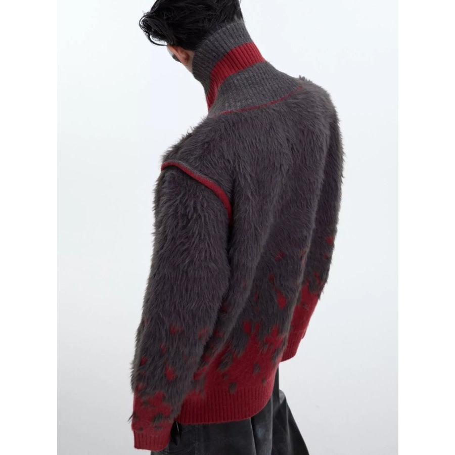 Men’s Plus Size Long Sleeve Loose Fit Sweater Apparel and Accessories