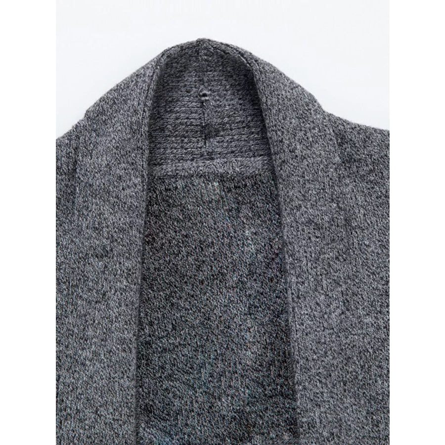 Men’s Plus Size Long Sleeve Open Front Cardigan Apparel and Accessories