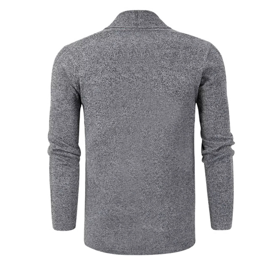 Men’s Plus Size Long Sleeve Open Front Cardigan Apparel and Accessories
