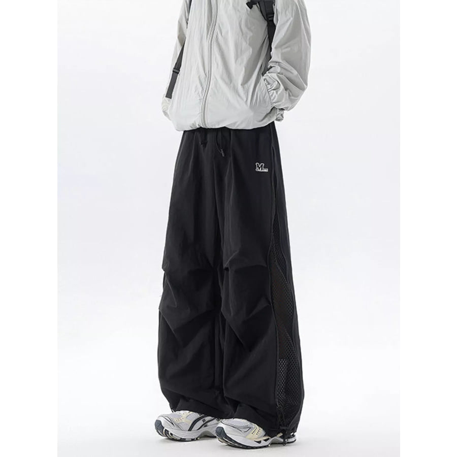 Men’s Plus Size Loose Fit Cargo Pants Black / M Apparel and Accessories