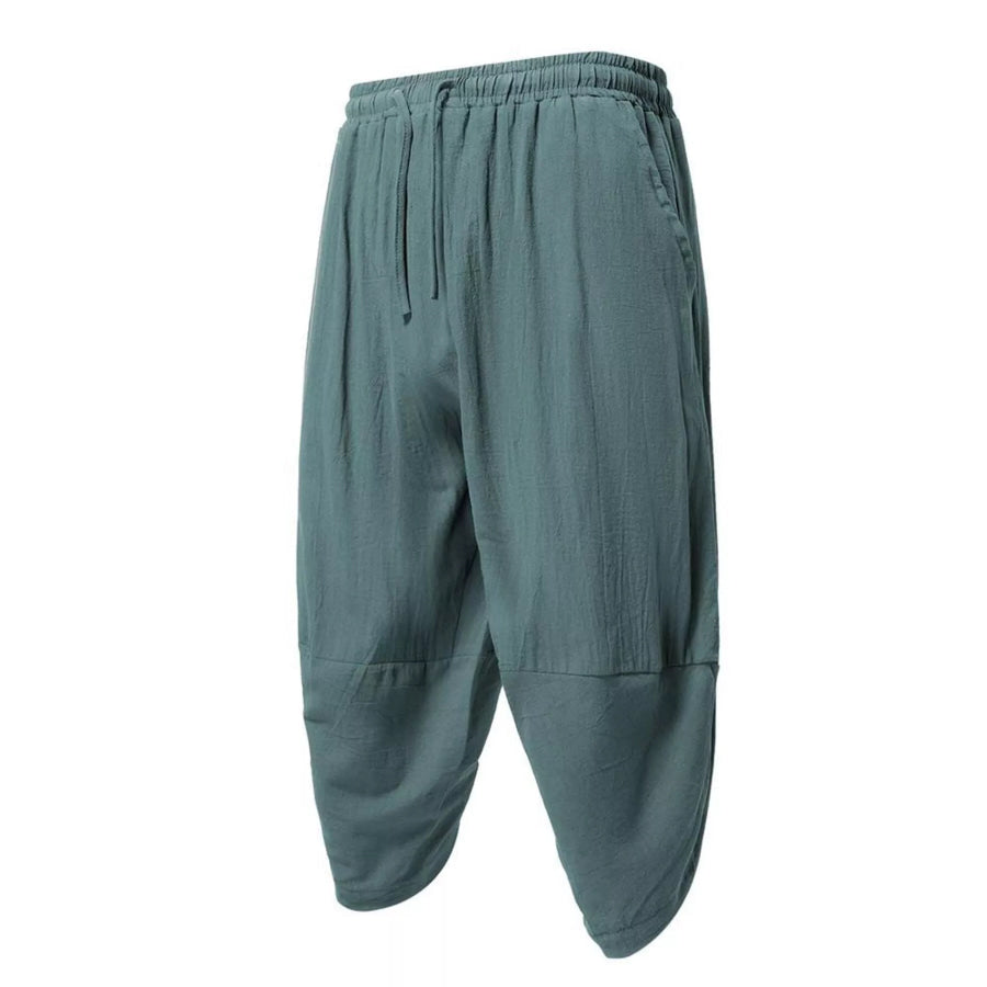 Men’s Plus Size Loose Fit Cropped Pants Apparel and Accessories