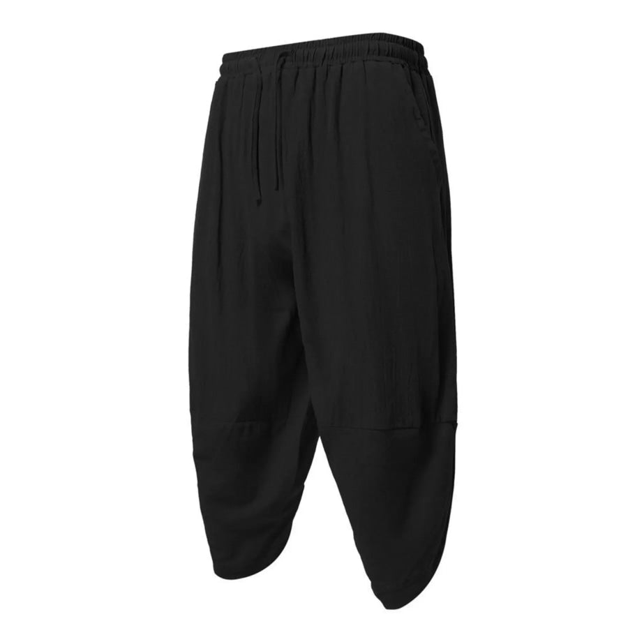Men’s Plus Size Loose Fit Cropped Pants Apparel and Accessories