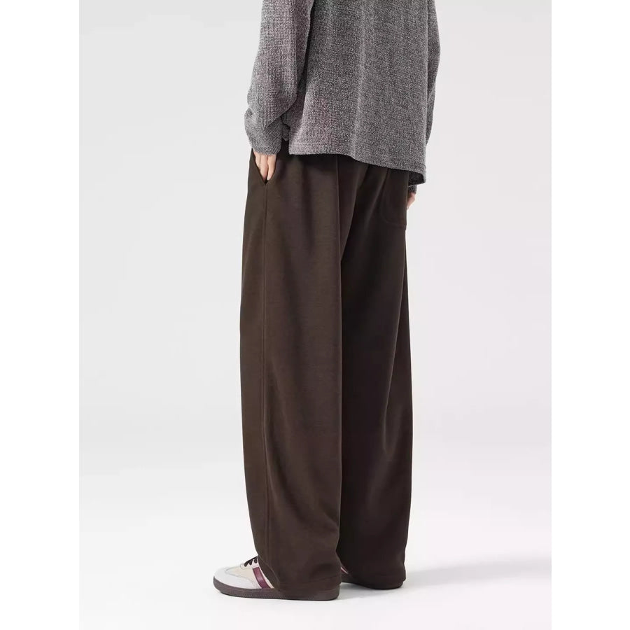 Men’s Plus Size Loose Fit Drawstring Casual Pants Apparel and Accessories