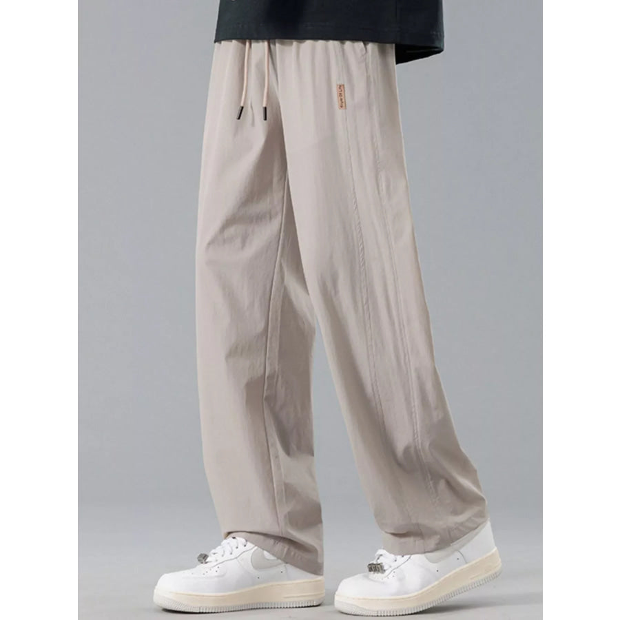 Men’s Plus Size Loose Fit Drawstring Casual Pants Apparel and Accessories