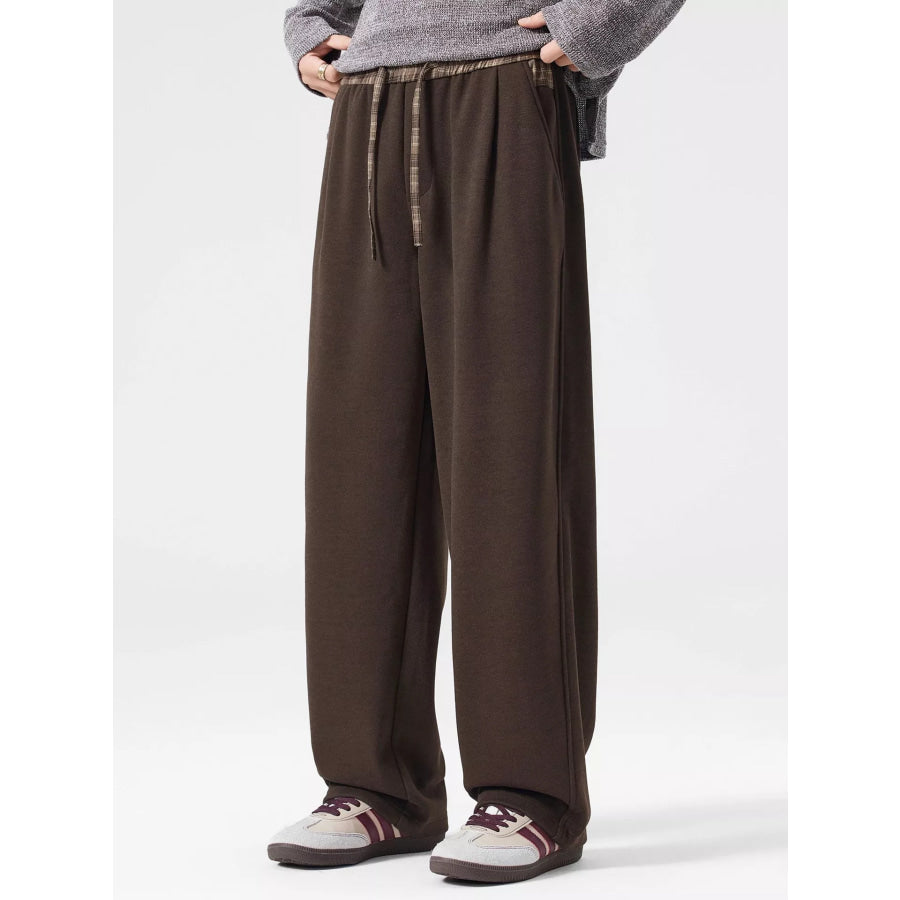 Men’s Plus Size Loose Fit Drawstring Casual Pants Apparel and Accessories