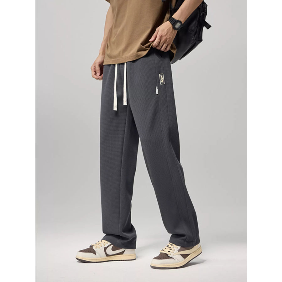 Men’s Plus Size Loose Fit Drawstring Pants Apparel and Accessories