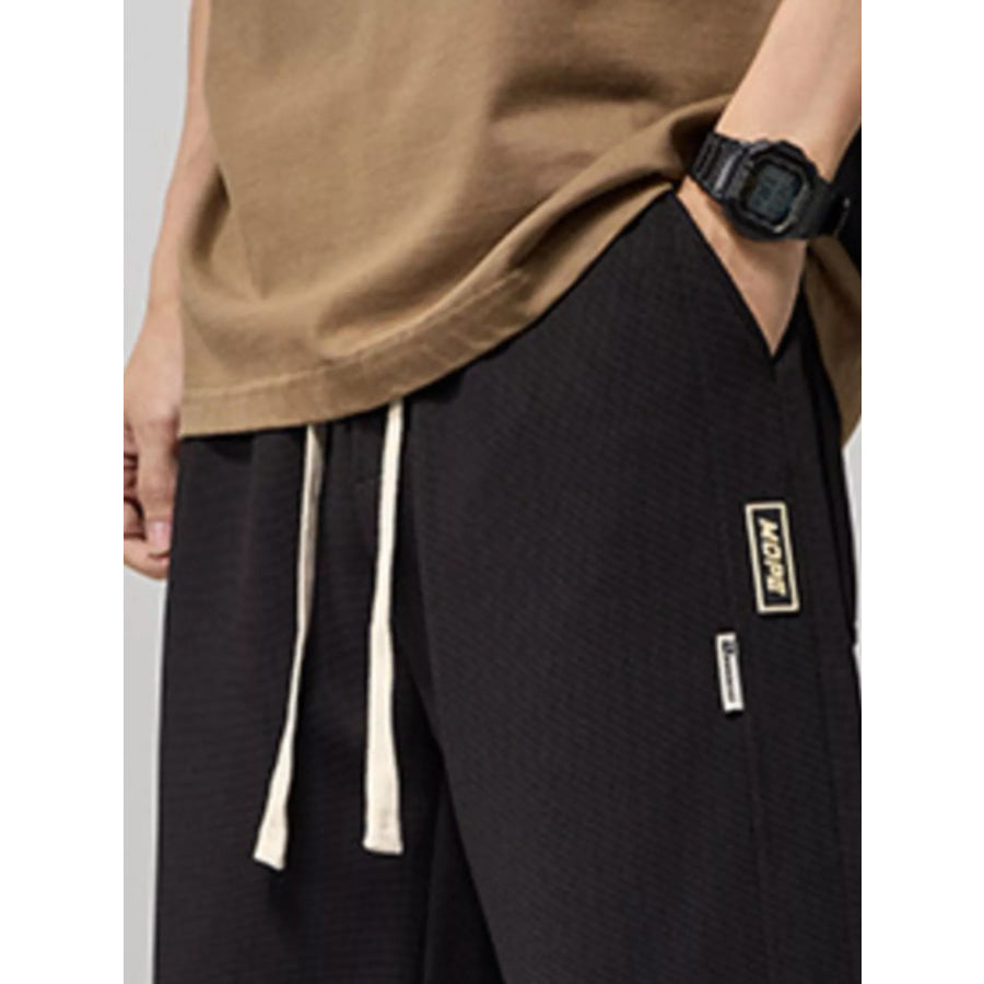 Men’s Plus Size Loose Fit Drawstring Pants Apparel and Accessories