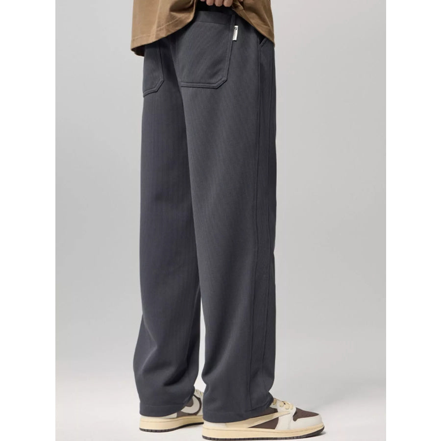 Men’s Plus Size Loose Fit Drawstring Pants Apparel and Accessories