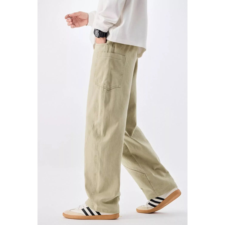 Men’s Plus Size Loose Fit Drawstring Waist Jeans Apparel and Accessories