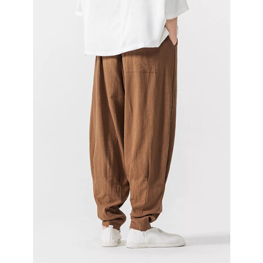 Men’s Plus Size Loose Fit Harem Pants Apparel and Accessories