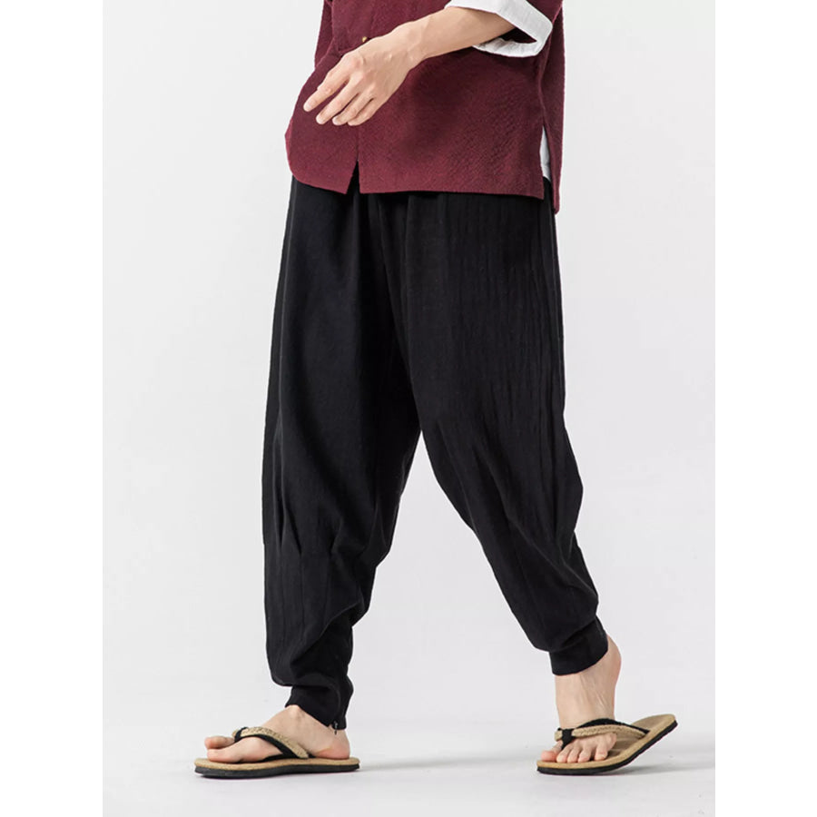 Men’s Plus Size Loose Fit Harem Pants Apparel and Accessories