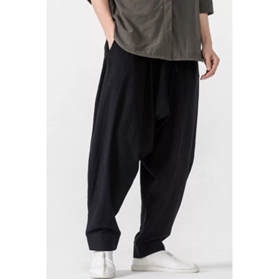 Men’s Plus Size Loose Fit Harem Pants Apparel and Accessories