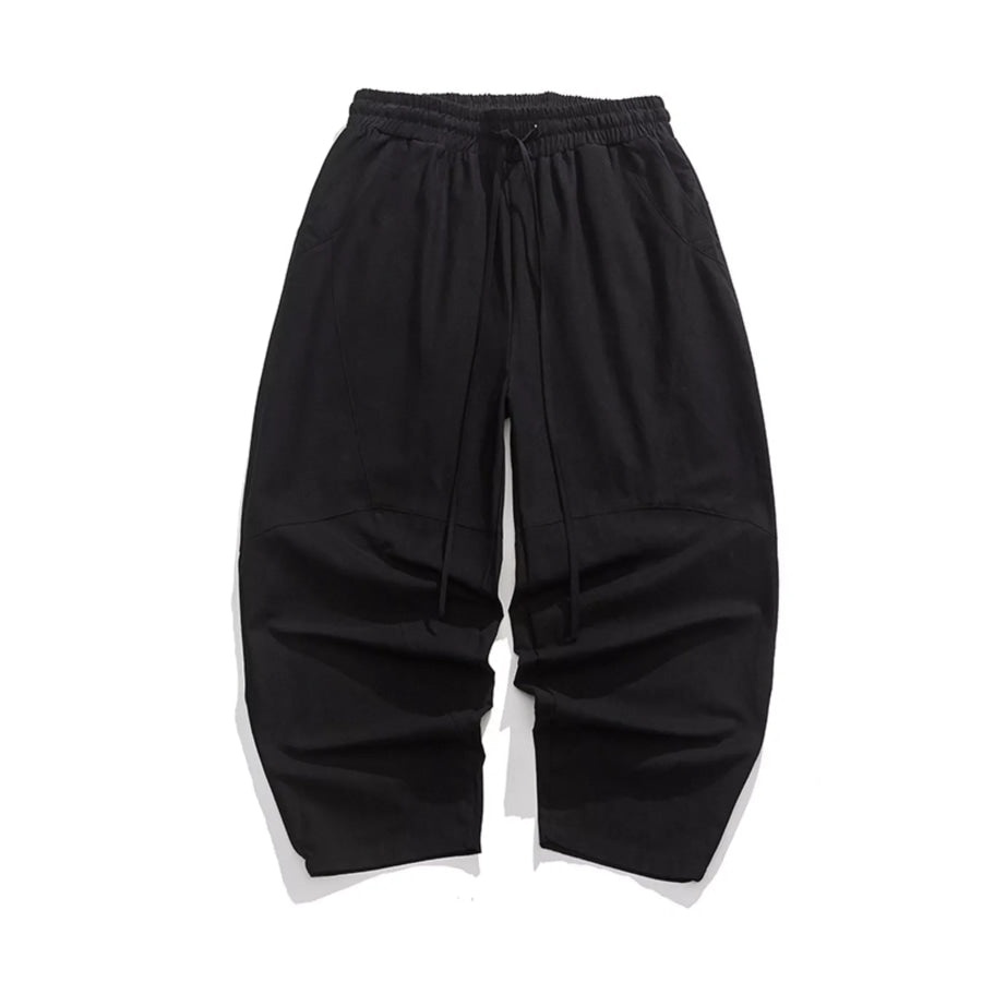 Men’s Plus Size Loose Fit Harem Pants Black / M Apparel and Accessories