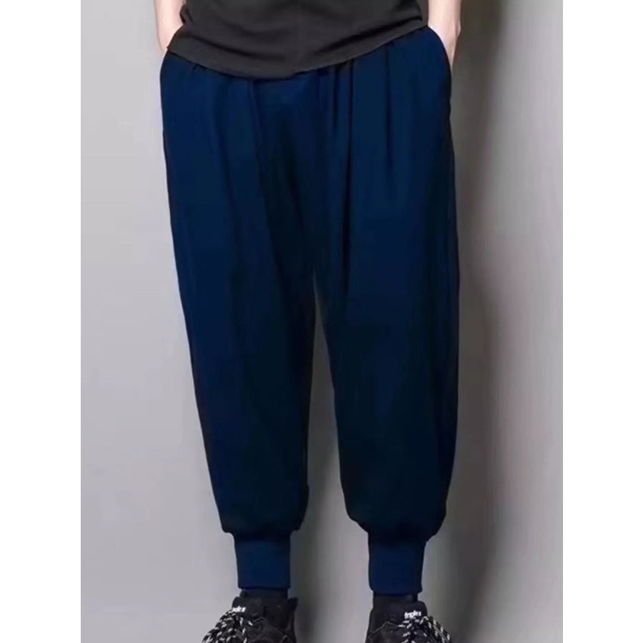Men’s Plus Size Loose Fit Joggers Dark Navy / M Apparel and Accessories