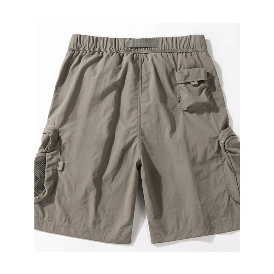 Men’s Plus Size Multi-Pocket Cargo Shorts Apparel and Accessories
