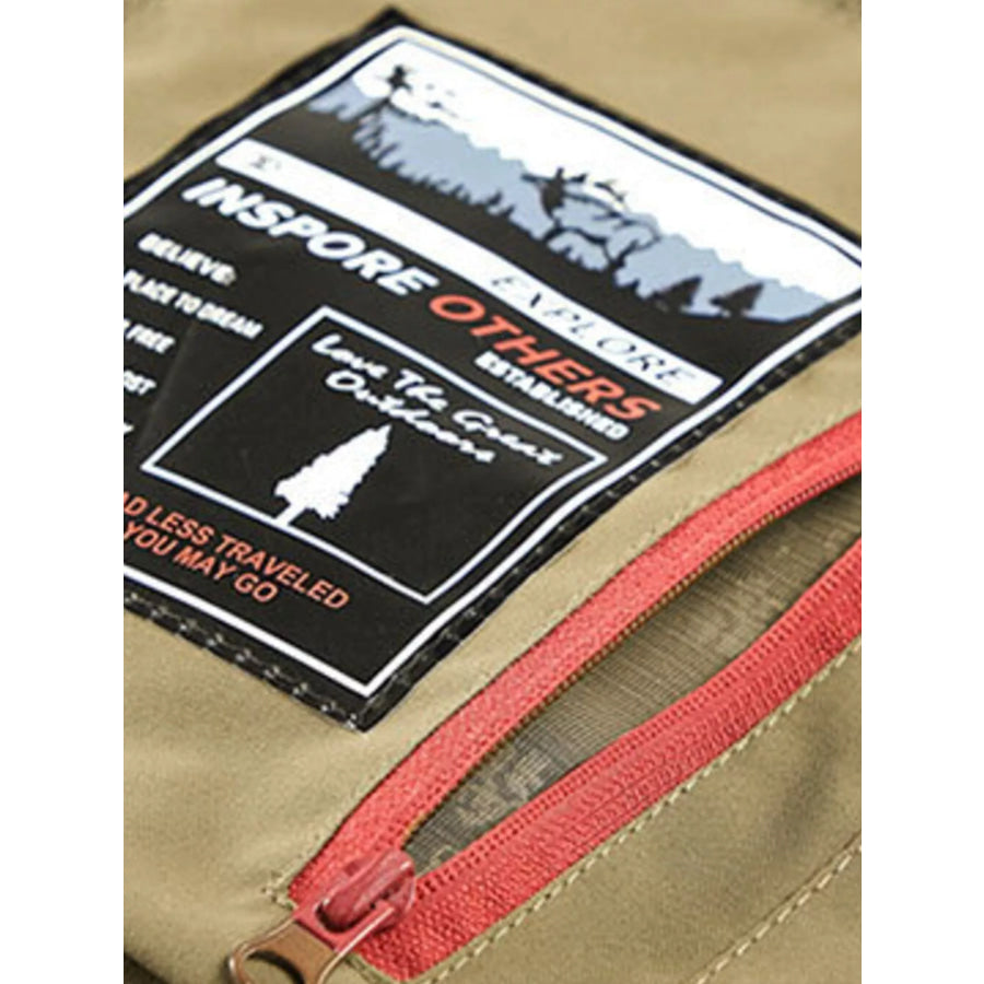 Men’s Plus Size Multi-Pocket Cargo Vest Apparel and Accessories