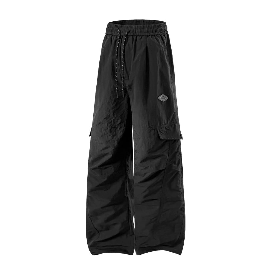 Men’s Plus Size Relaxed Fit Cargo Pants with Drawstring Apparel and Accessories