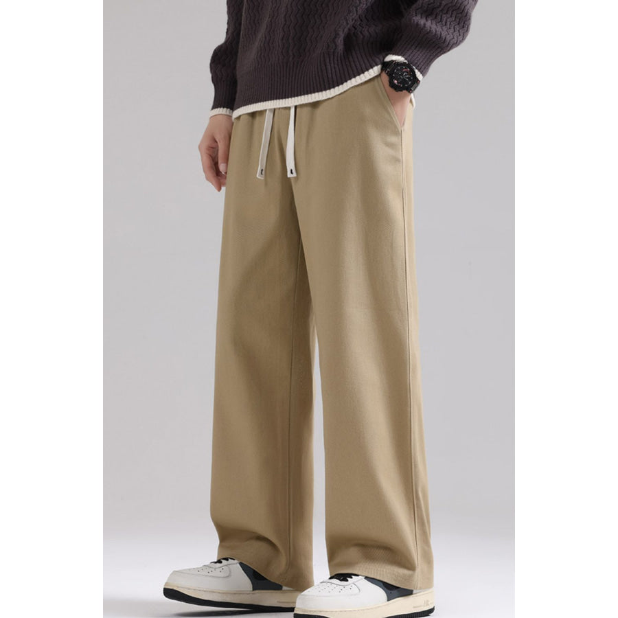 Men’s Plus Size Relaxed Fit Drawstring Pants Apparel and Accessories