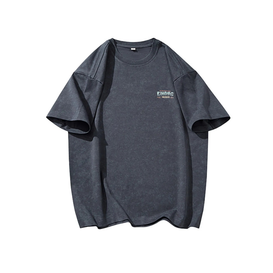 Men’s Plus Size Round Neck Half Sleeve T-Shirt Apparel and Accessories