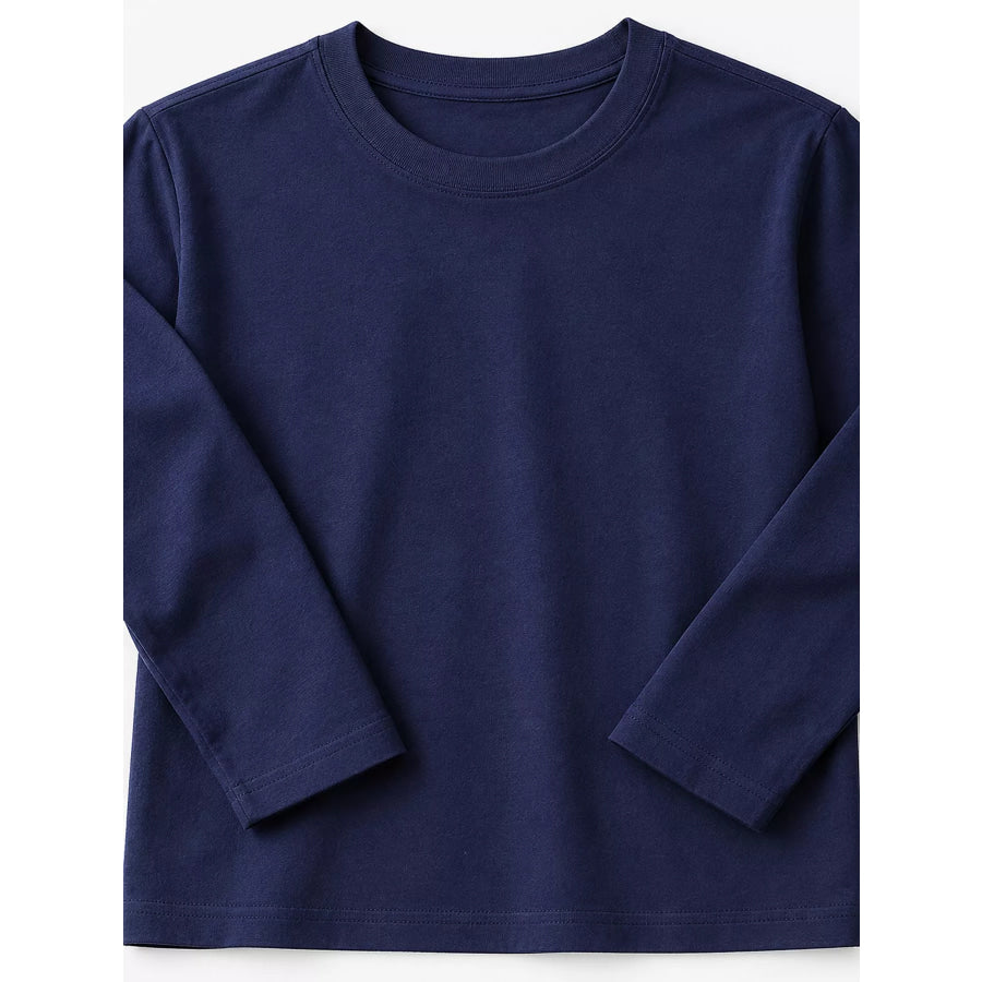 Men’s Plus Size Round Neck Long Sleeve T-Shirt Apparel and Accessories