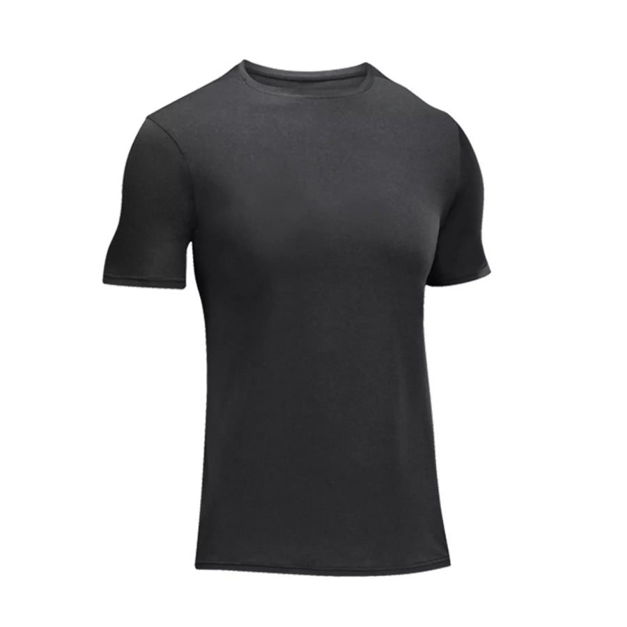 Men’s Plus Size Round Neck Short Sleeve T-Shirt Dark Gray / M Apparel and Accessories