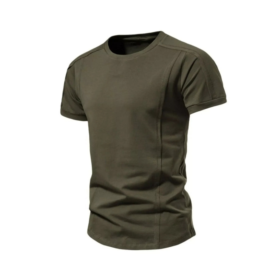 Men’s Plus Size Round Neck Tactical Style T-Shirt Apparel and Accessories
