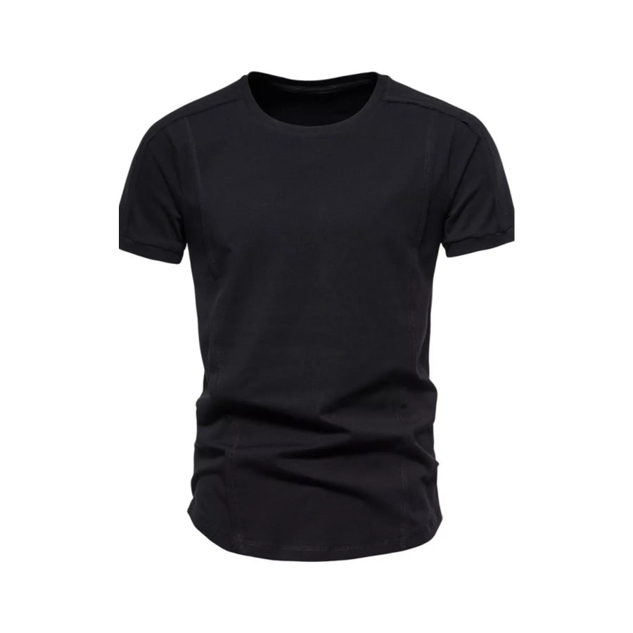 Men’s Plus Size Round Neck Tactical Style T-Shirt Apparel and Accessories