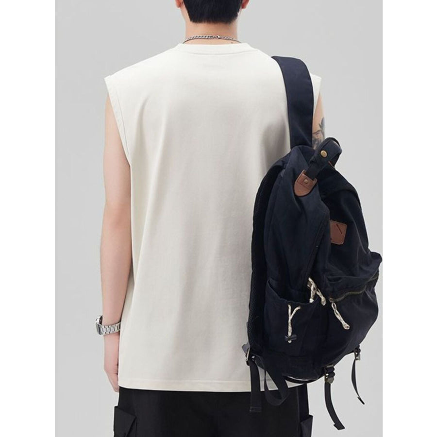 Men’s Plus Size Round Neck Tank Apparel and Accessories