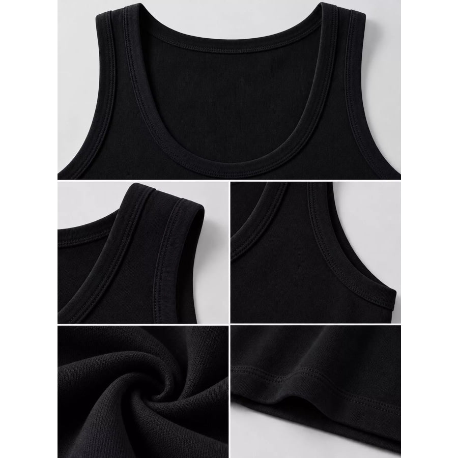 Men’s Plus Size Round Neck Tank Apparel and Accessories