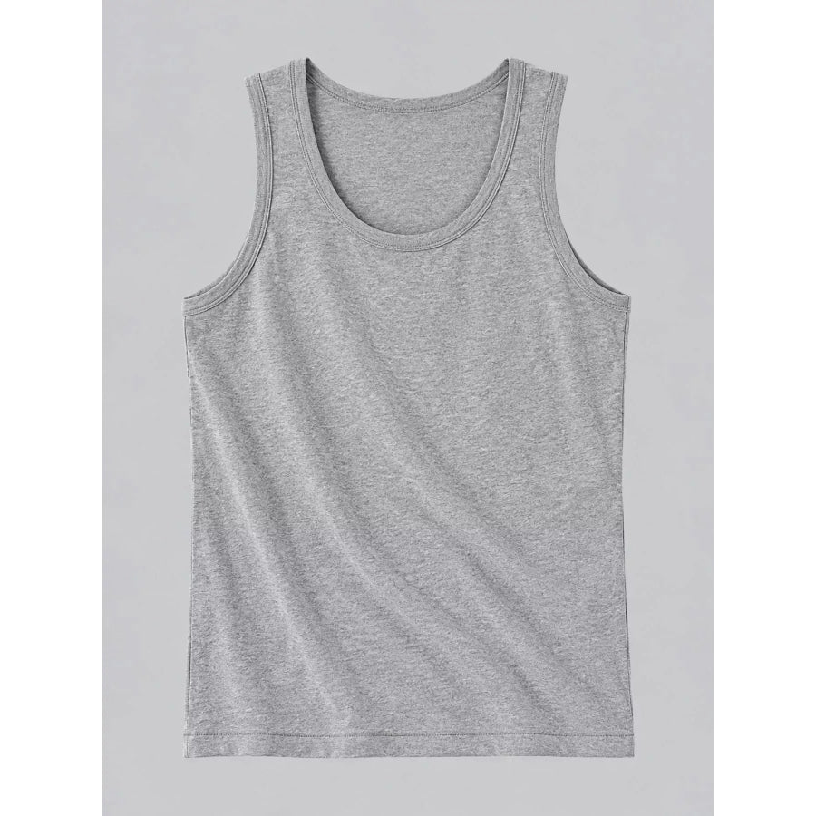Men’s Plus Size Round Neck Tank Apparel and Accessories