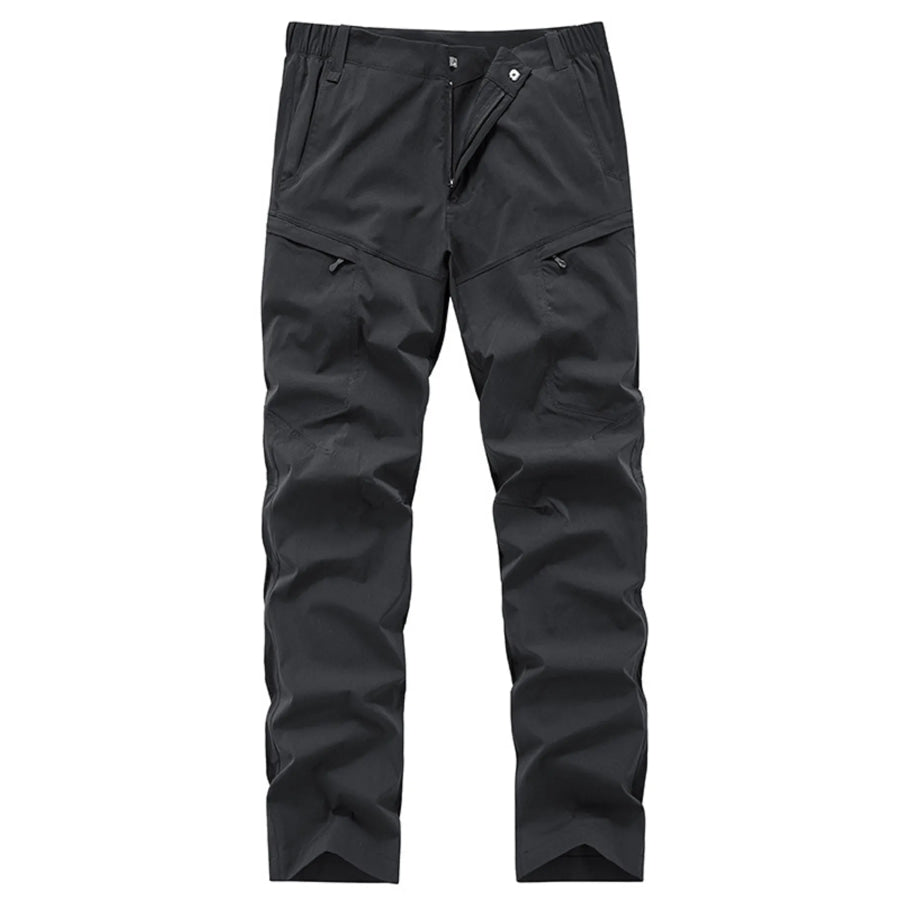 Men’s Plus Size Slim Fit Quick-Dry Pants Black / M Apparel and Accessories