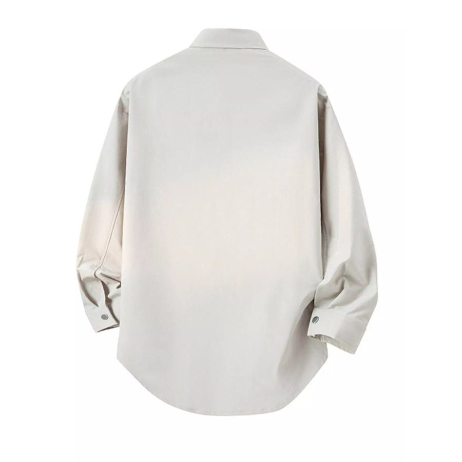 Men’s Plus Size Snap Down Long Sleeve Shirt Apparel and Accessories