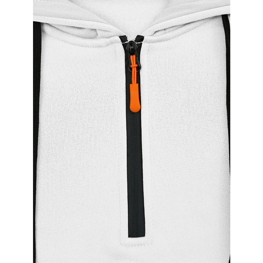 Men’s Plus Size Tactical Cargo Hoodie and Jogger Set