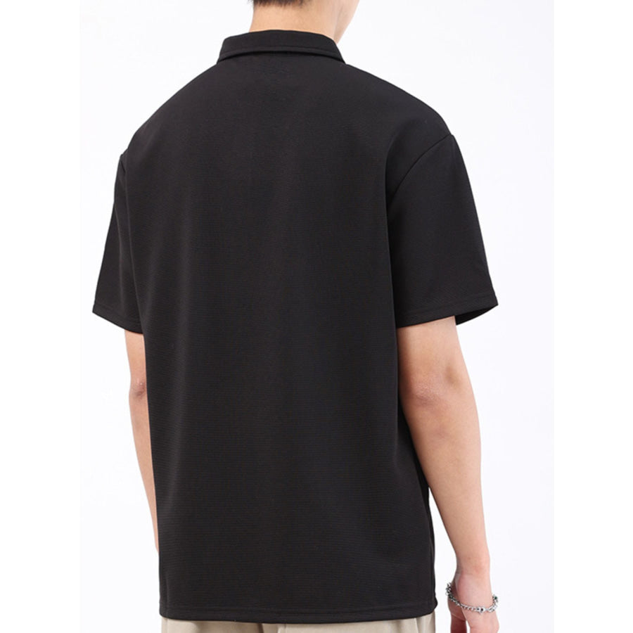 Men’s Plus Size Textured Breathable Performance Polo Apparel and Accessories