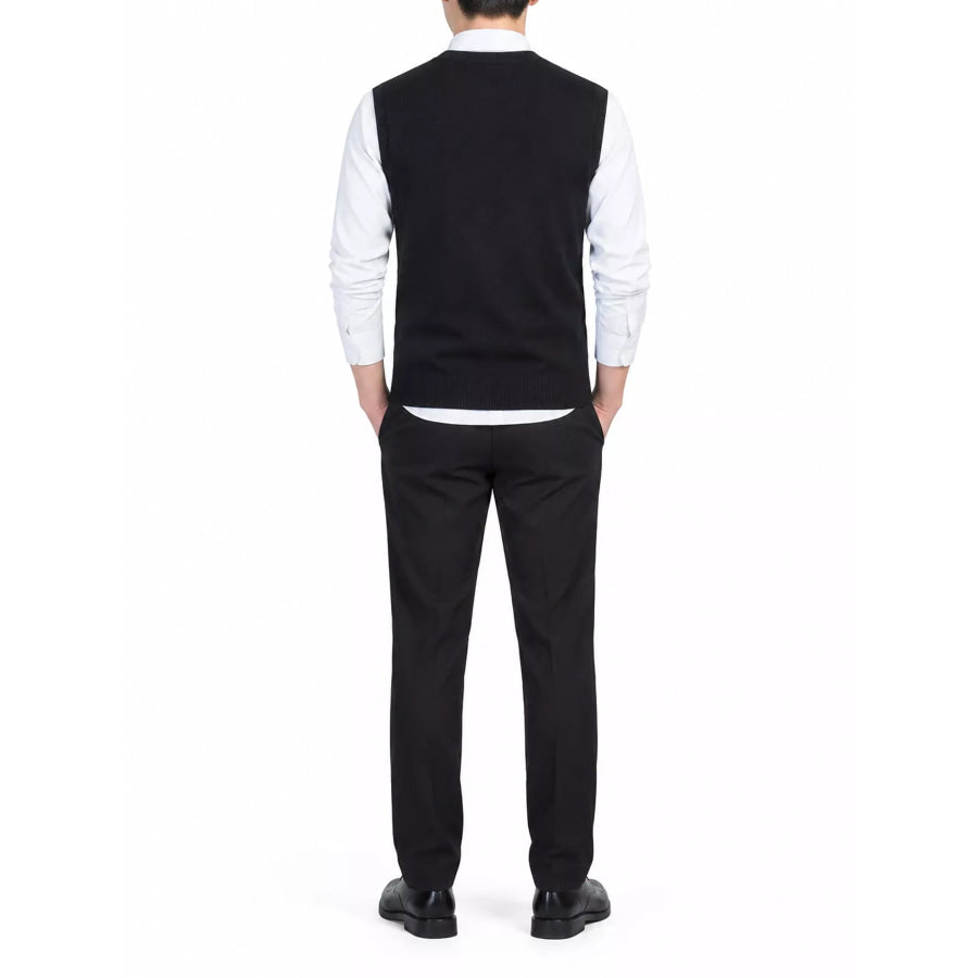 Men’s Plus Size V-Neck Sweater Vest Apparel and Accessories