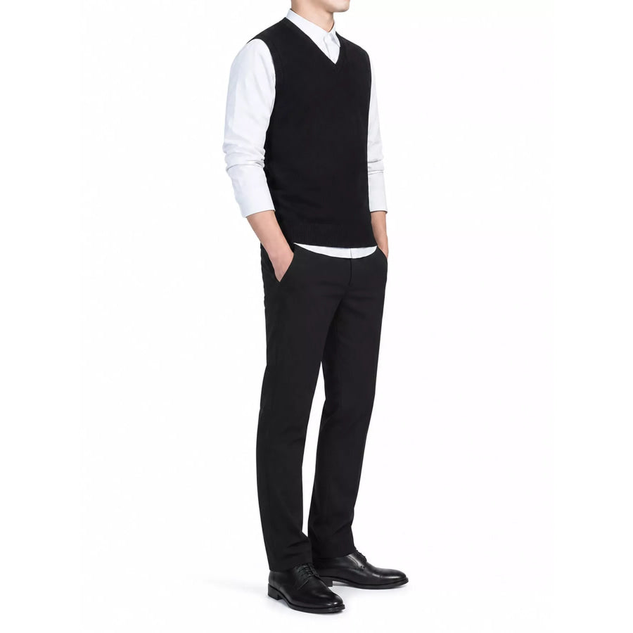 Men’s Plus Size V-Neck Sweater Vest Apparel and Accessories
