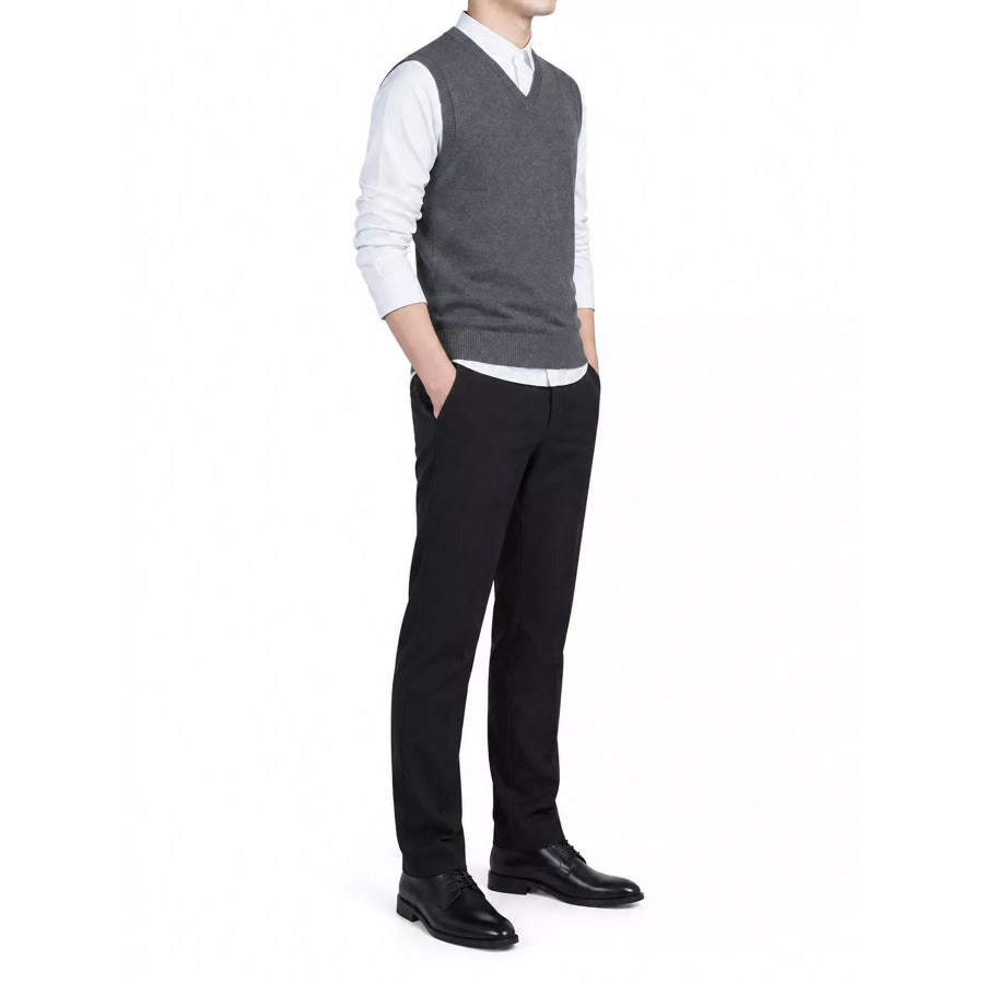 Men’s Plus Size V-Neck Sweater Vest Apparel and Accessories