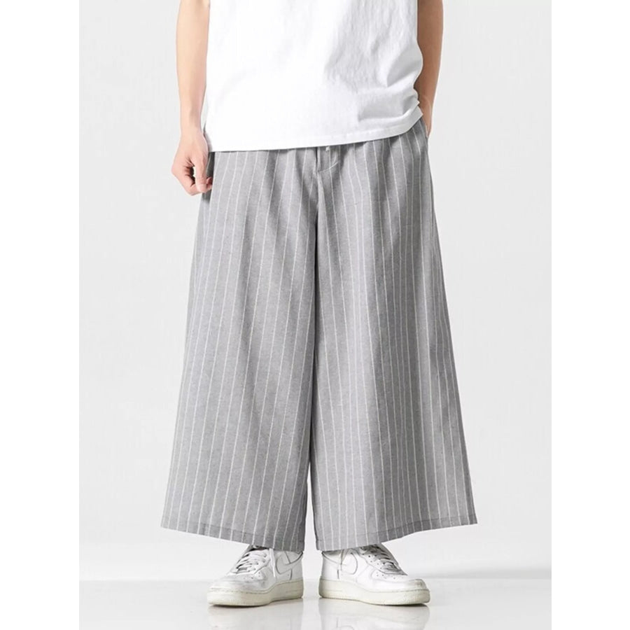 Men’s Plus Size Wide Leg Casual Pants Apparel and Accessories