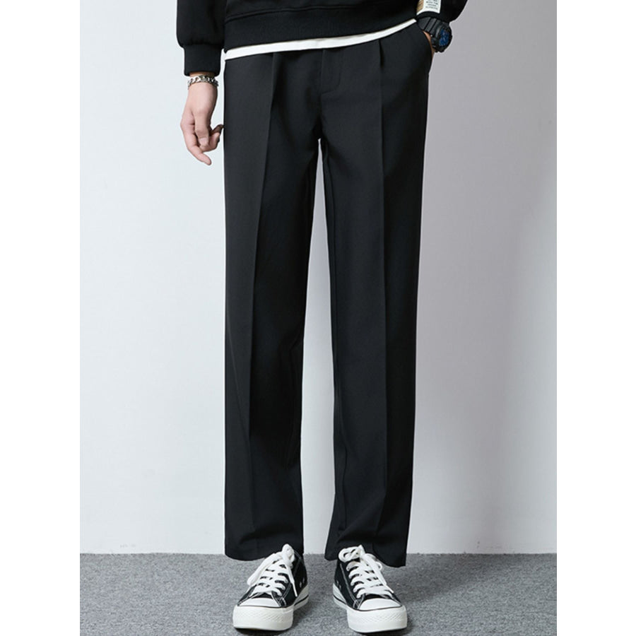 Men’s Plus Size Wide Leg Casual Pants Apparel and Accessories