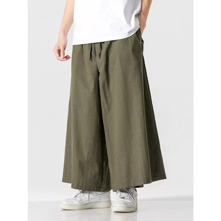 Men’s Plus Size Wide Leg Casual Pants Apparel and Accessories
