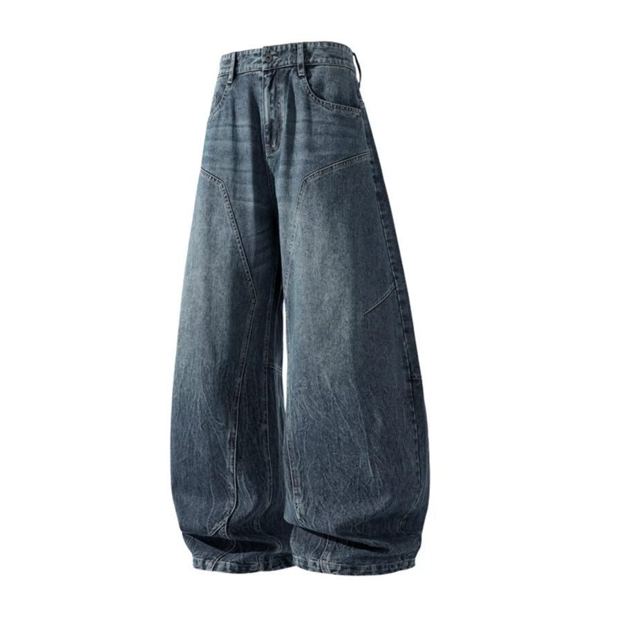 Men’s Plus Size Wide Leg Jeans Apparel and Accessories