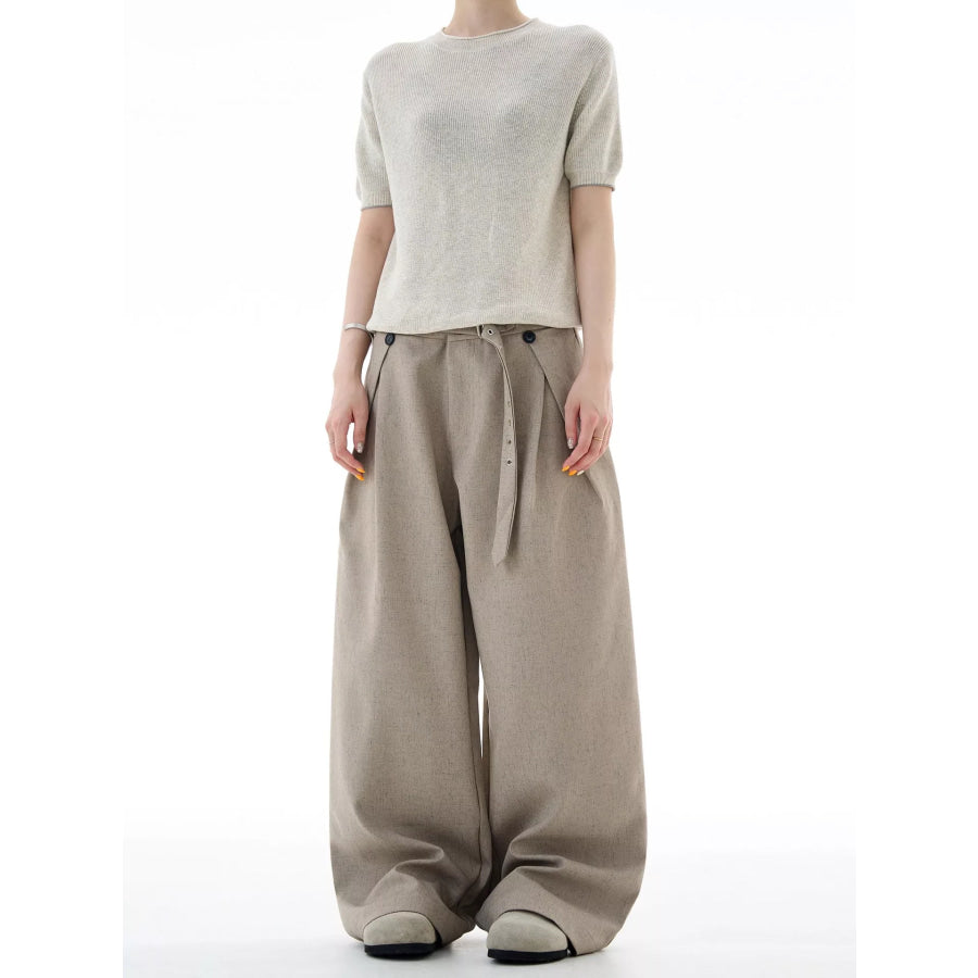 Men’s Plus Size Wide Leg Pants Apparel and Accessories