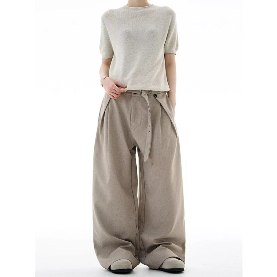 Men’s Plus Size Wide Leg Pants Apparel and Accessories