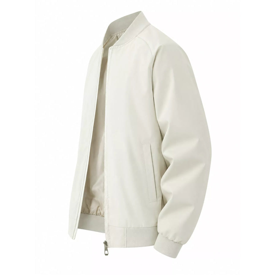 Men’s Plus Size Zip Up Long Sleeve Jacket Apparel and Accessories