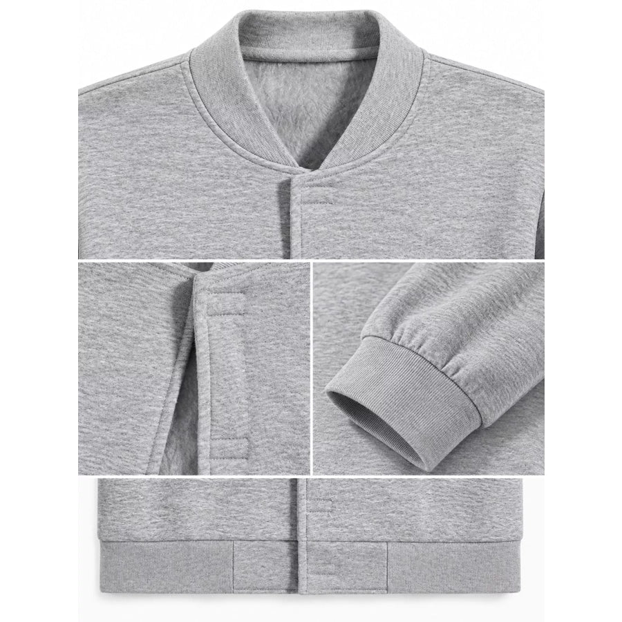 Men’s Plus Size Zip Up Long Sleeve Sweatshirt Apparel and Accessories